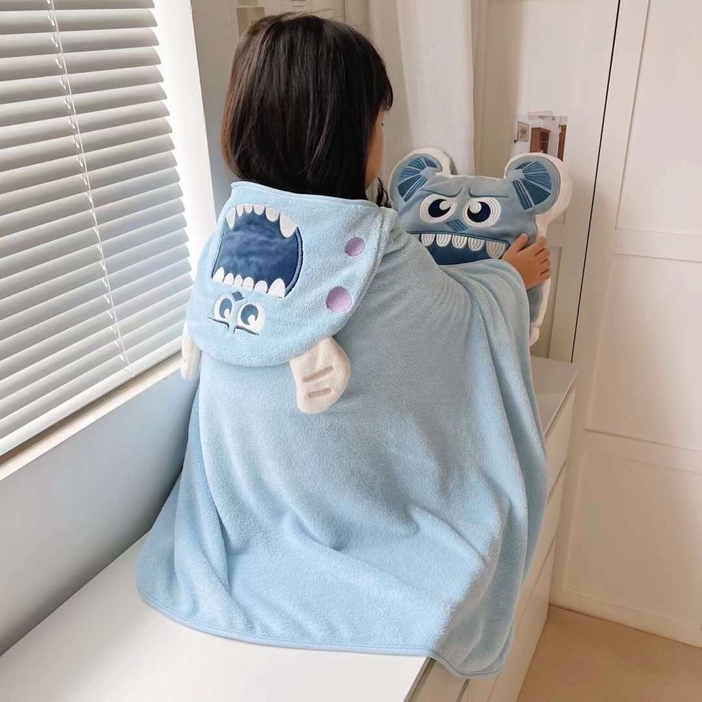 Aó Choàng Hình Gấu Cute Cho Bé Đủ Màu