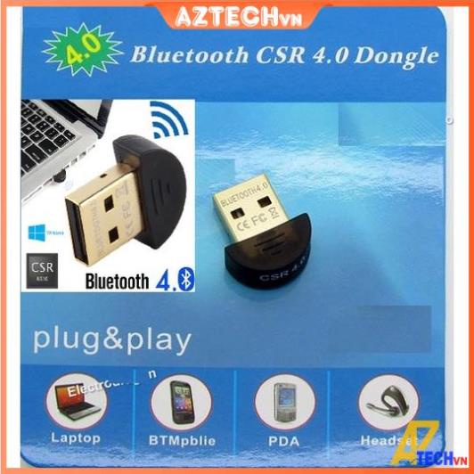 USB phát Bluetooth CSR 4.0 Dongle Cho PC Laptop