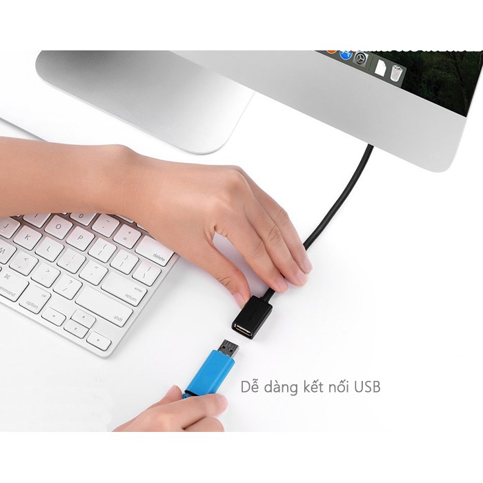 Cáp USB nối dài 2.0 VS - dài 5m (Đen)