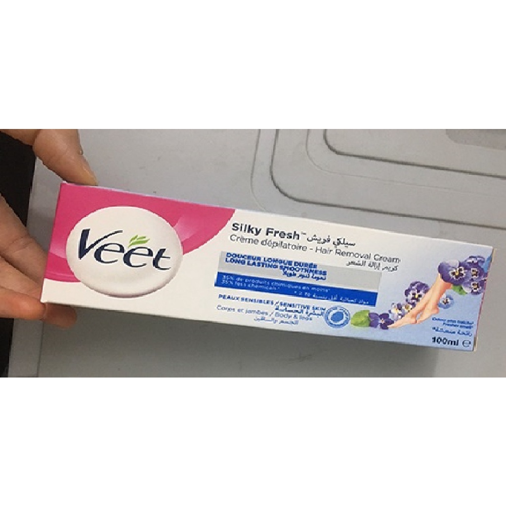 Kem Tẩy Lông Veet Pháp 100ml-hiệu quả an toàn hiêu quả, không gây đau rát phù hợp với mọi loại da #Pvy Beauty