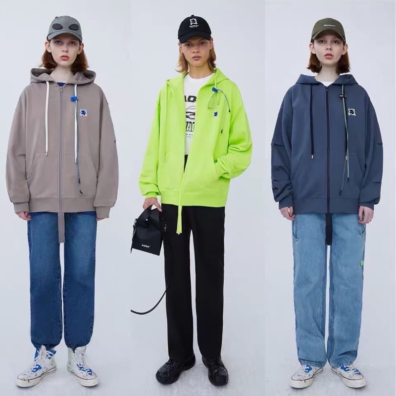 Áo nỉ khoá Ader Error vader hoodie zip-up