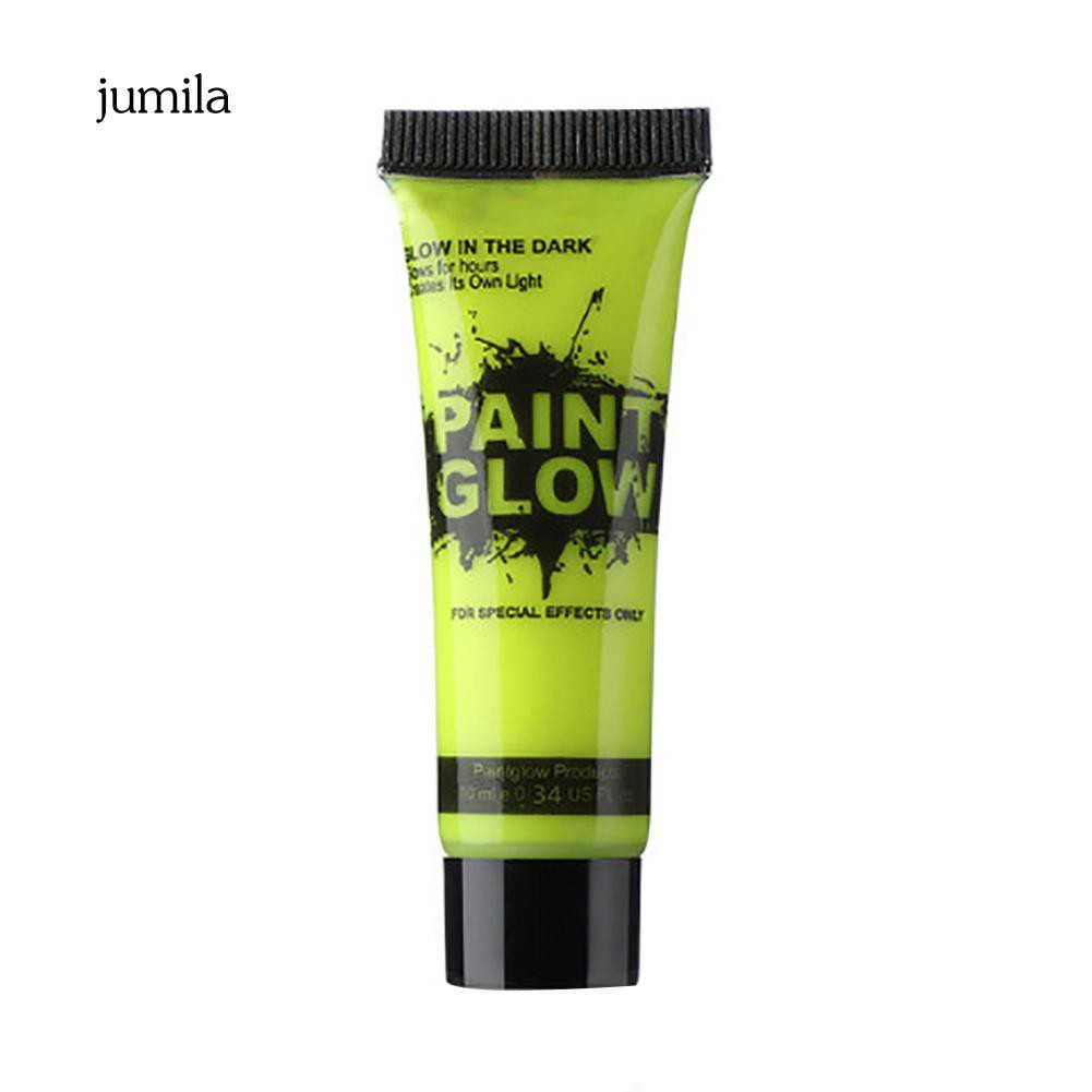JULA 10ml Fluorescent Glow Club Pub Party Festival Makeup UV Neon Face &amp; Body Paint