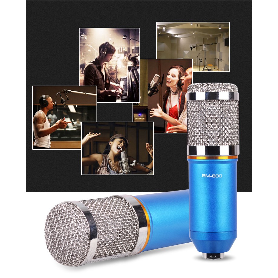 [Mã ELHACE giảm 4% đơn 300K] Mic BM800 cao cấp hát Karaoke