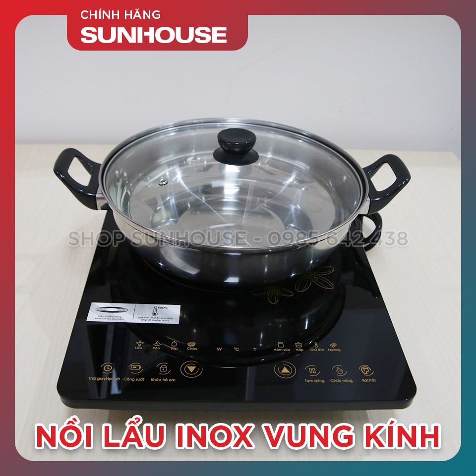 Bếp điện từ cảm ứng SUNHOUSE SHD6800 / SHD6802 công suất 2000W