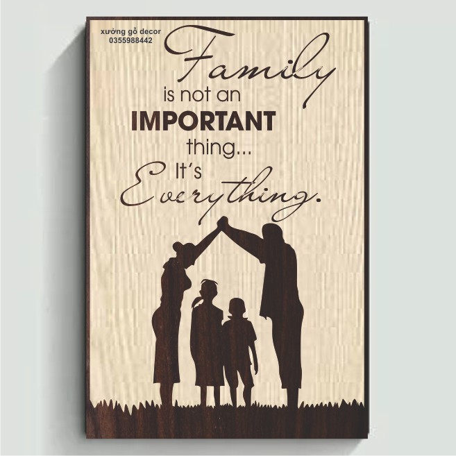 Tranh Treo Tường Câu Nói Hay Về Gia Đình Trang Trí Nhà Cửa, Decor Nội Thất Giá Rẻ