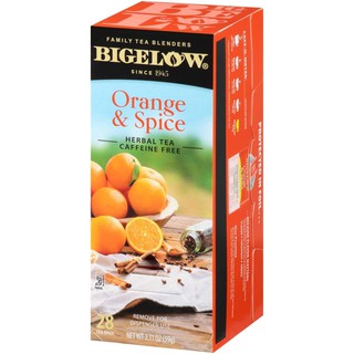 Trà bigelow orange & spice trà thảo mộc vị cam, quế 28 gói - ảnh sản phẩm 1