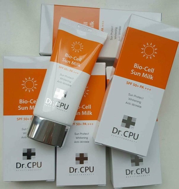 Kem chống nắng Bio cell sun milk Dr Cpu