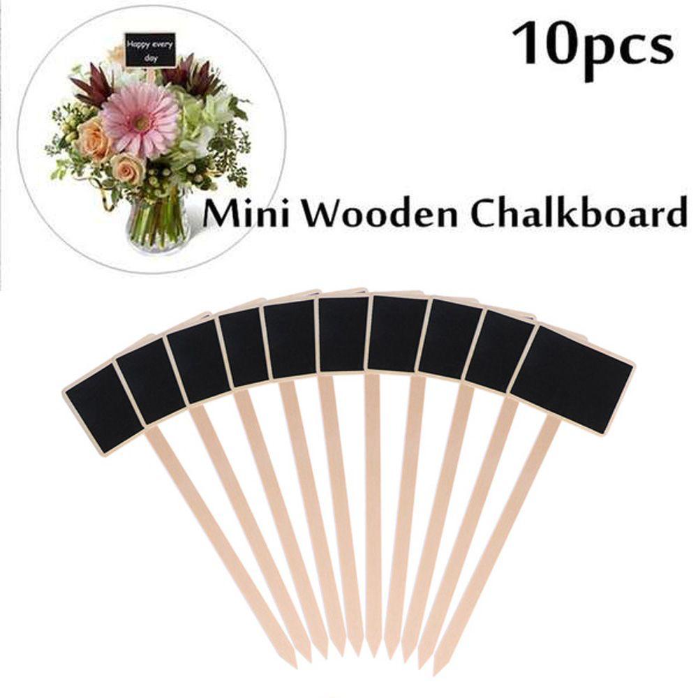 Set 10 Bảng Đen Mini Ghi Chú Dùng Cho Cây Trồng Tiện Dụng