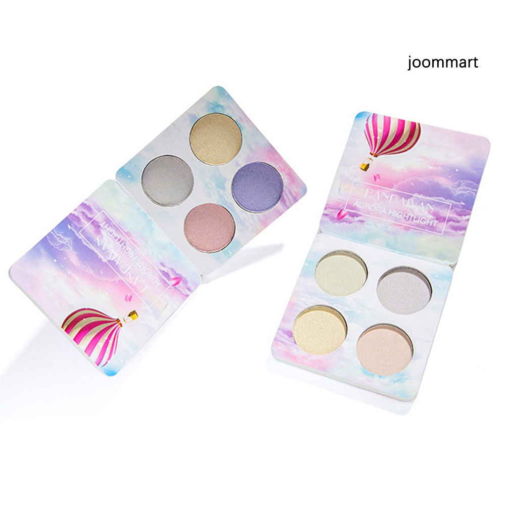 (Hàng Mới Về) Bảng Phấn Bắt Sáng 4 Màu Lấp Lánh Trang Điểm Chuyên Nghiệp | BigBuy360 - bigbuy360.vn