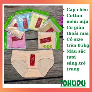 Quần lót bầu và sau sinh cotton cạp chéo cao cấp giá rẻ bigsize