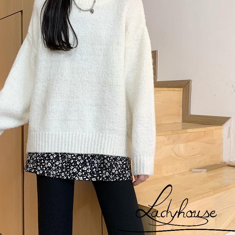 Chân váy ngắn lưng thun co giãn in họa tiết hoa phong cách đường phố cho nữ