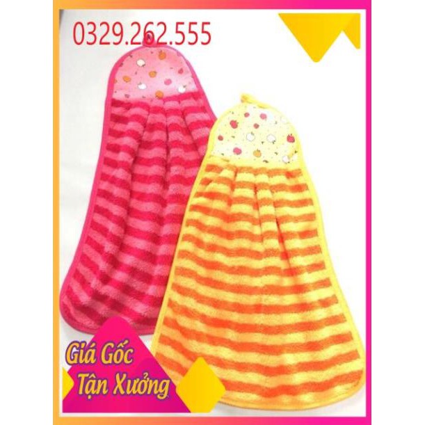(Sale Khủng)  Khăn lau tay nhà bếp loại bông dày siêu mềm