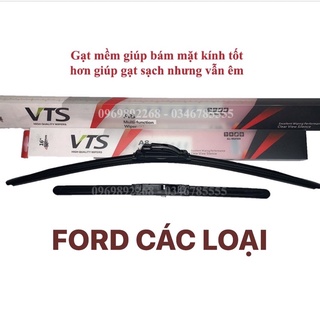 Bộ 2 Gạt mưa Ford Ranger/Focus/Fiesta/Transit/Everest/Escape/Mustang . Gạt mềm- chất lượng tốt . Hàng Made in Việt Nam