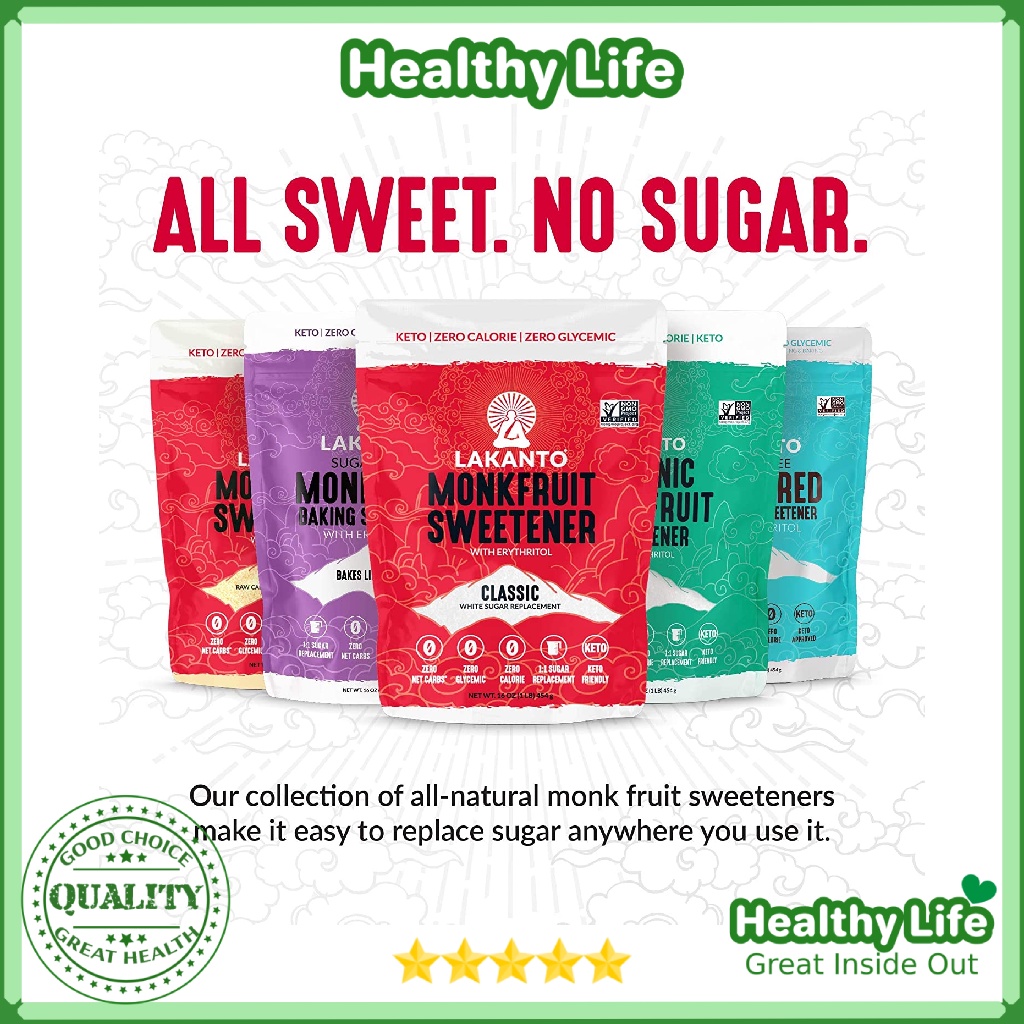 Đường La Hán Quả Lakanto Monk Fruit Sweetener