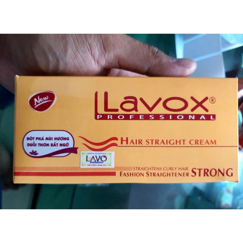 Duỗi tóc Lavox Lavox Professional 140ml dành cho tóc trung bình yếu phục hồi khỏe