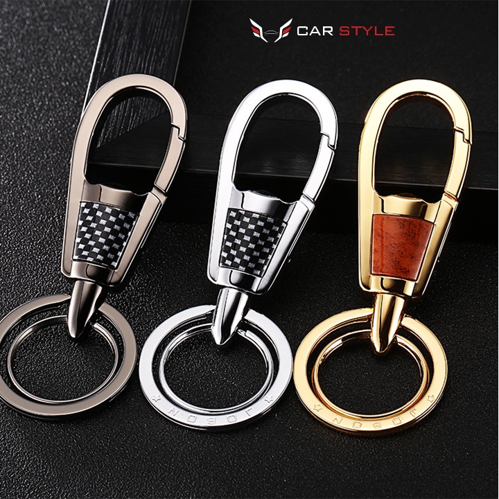 Móc Khóa Ô Tô Jobon - Hoạ Tiết Phương Tây - Mạ Nano Chống Xước