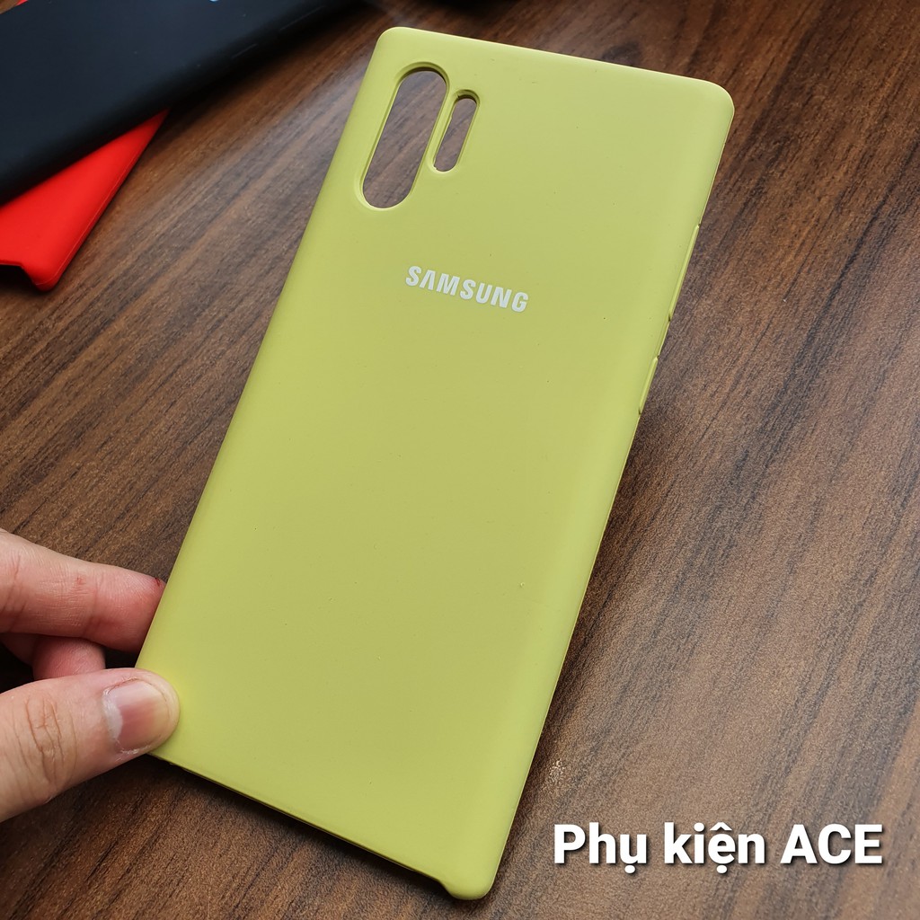 Ốp Note 10 Plus,Note10+ silicone chống bẩn , không bán vân tay