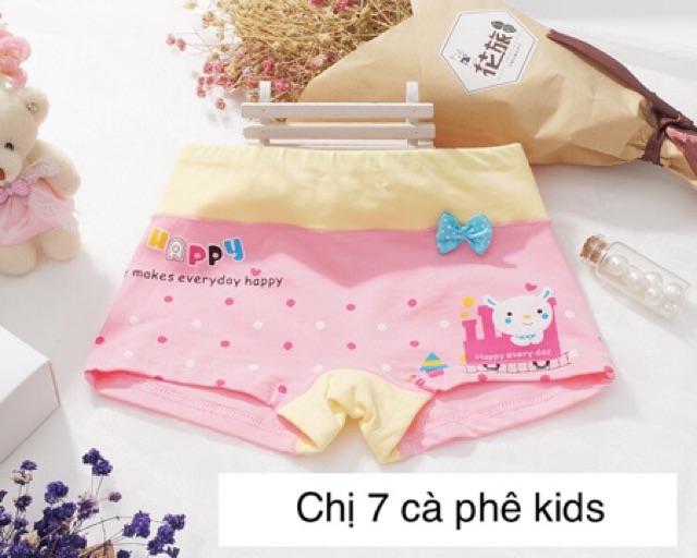 Combo 5 quần lót bé gái đủ size - quần sịp trẻ em cao cấp