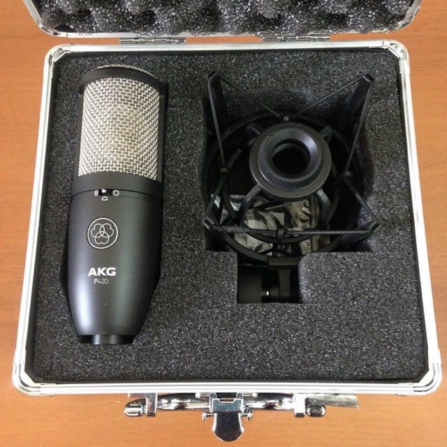 Micro AKG P420 - Micro Vocal Condenser Thu Âm Phòng Studio - Chính Hãng Áo (Bảo Hành 24 tháng) - Tặng Dây Micro