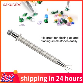 [Sakurabc]Nhíp gắp hạt / đồ trang sức có vấu kẹp tiện lợi