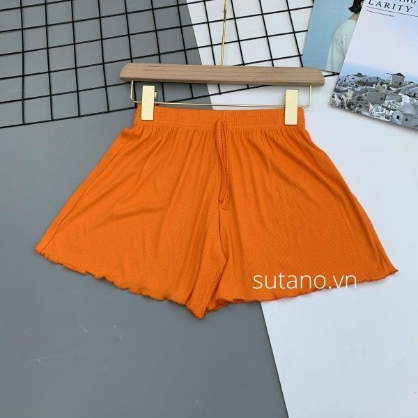 Quần short thun lạnh cạp chun - sooc mặc nhà mùa hè, Quần ngủ vải cotton mịn mát co giãn q604 sutano | BigBuy360 - bigbuy360.vn