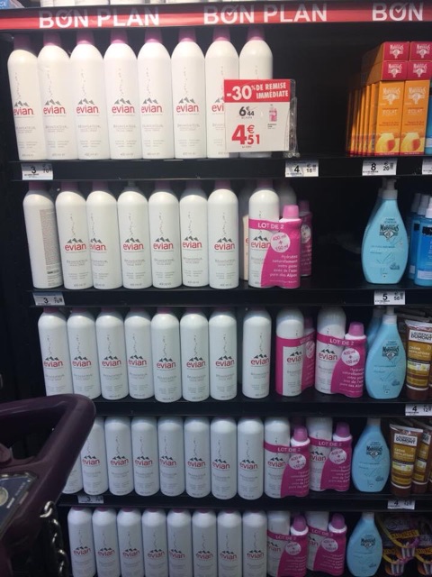 (Gom_order) Xịt khoáng Evian 400ml tặng kèm 150ml (Hàng Pháp đủ Bill) | BigBuy360 - bigbuy360.vn