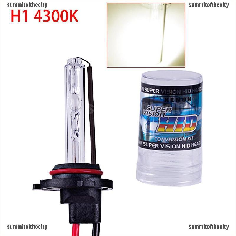 Set 2 đèn pha bóng Xenon HID 35w 4300k 6000k H1 H7 9005 cho xe ô tô