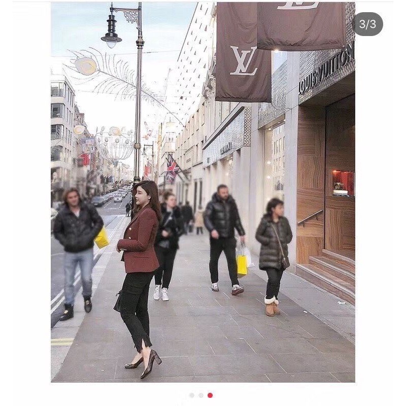 hx Giày Cao Gót 7p Tag Khoá Tròn Da Mềm Êm Fullbox Bill Túi Cao Cấp