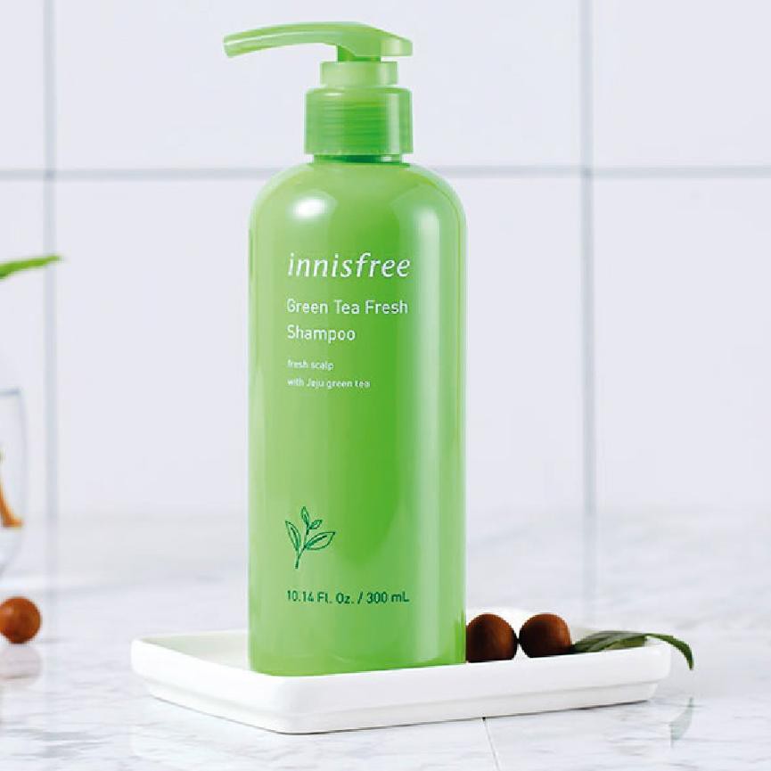 (hàng Mới Về) Dầu Gội Đầu Chiết Xuất Trà Xanh Innisfree 300ml (qqy-288)