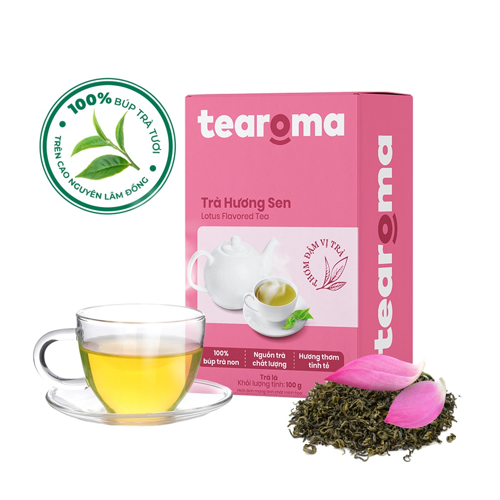 Tearoma Trà Sen - Hộp 100g