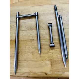 Chân dù cắm đất inox 27cm