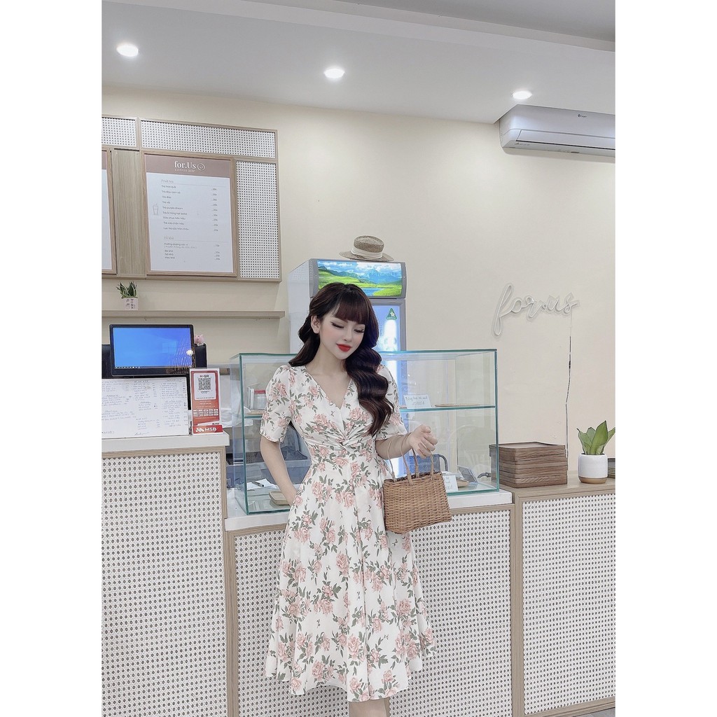 Monoco-	Váy hoa xoắn eo cao cấp -8640 | BigBuy360 - bigbuy360.vn