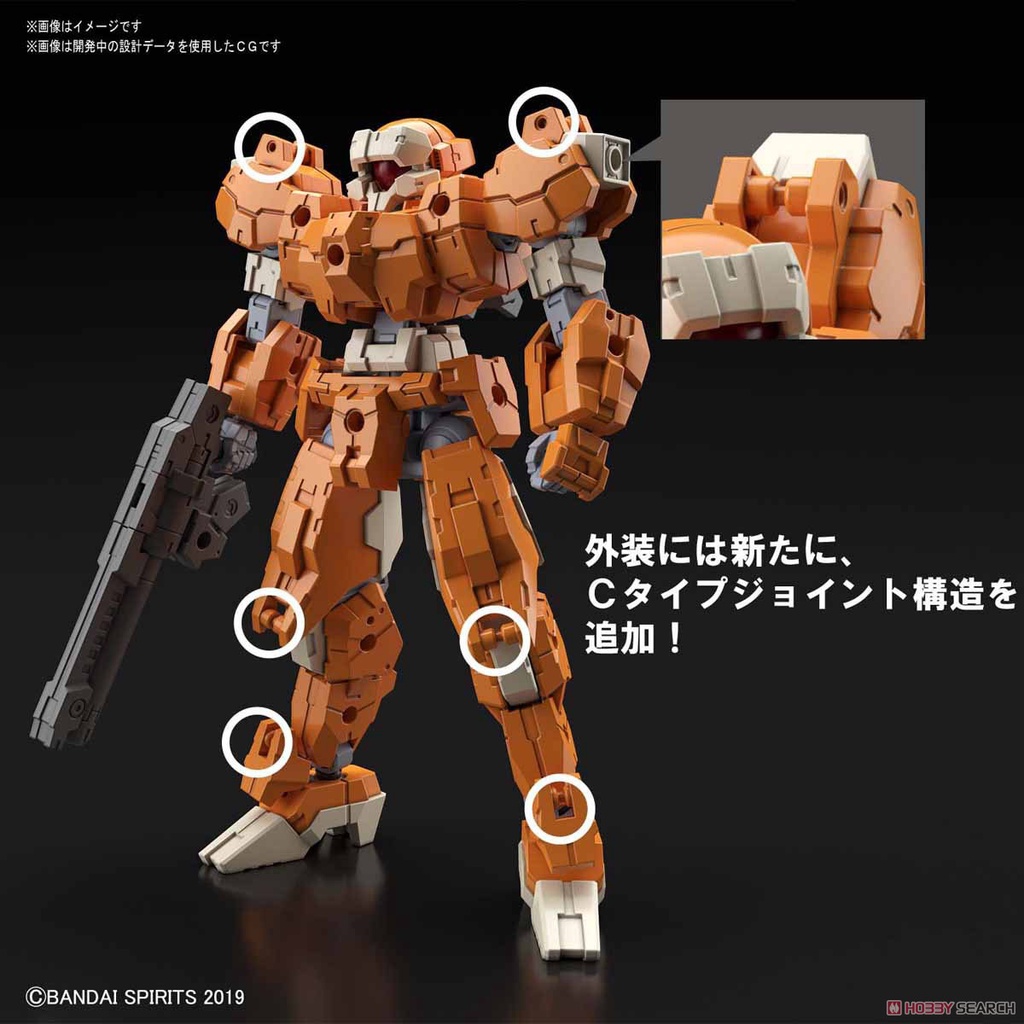 Mô hình lắp ráp  30MM 1/144 eEXM-21 RABIOT [ORANGE] Bandai