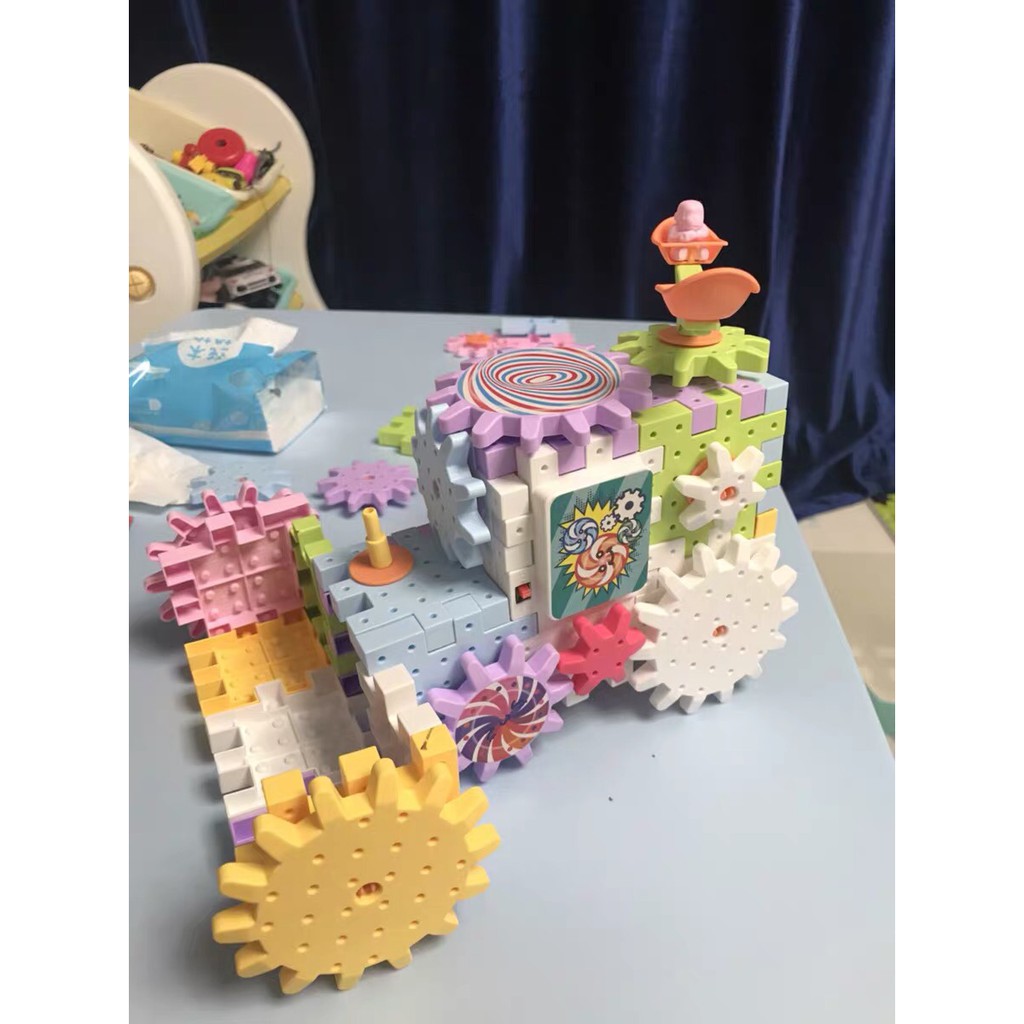 Đồ chơi Lego Lắp Ráp Mô Hình Bánh Răng Chuyển Động Thông Minh Boba Store 203 chi tiết