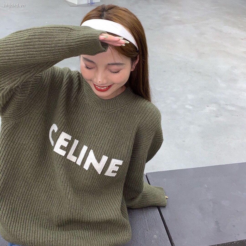 Áo sweater dệt kim mỏng dáng rộng thời trang mùa thu dành cho nữ 200kg | BigBuy360 - bigbuy360.vn