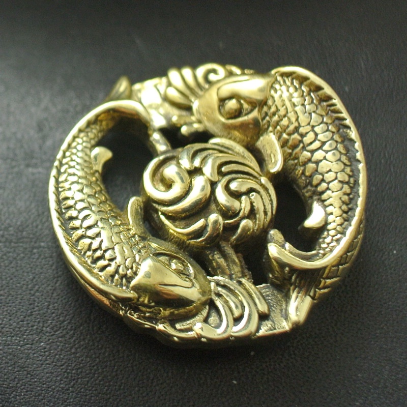 Nút đồng hình động vật nguyên chất làm đồ thủ công
