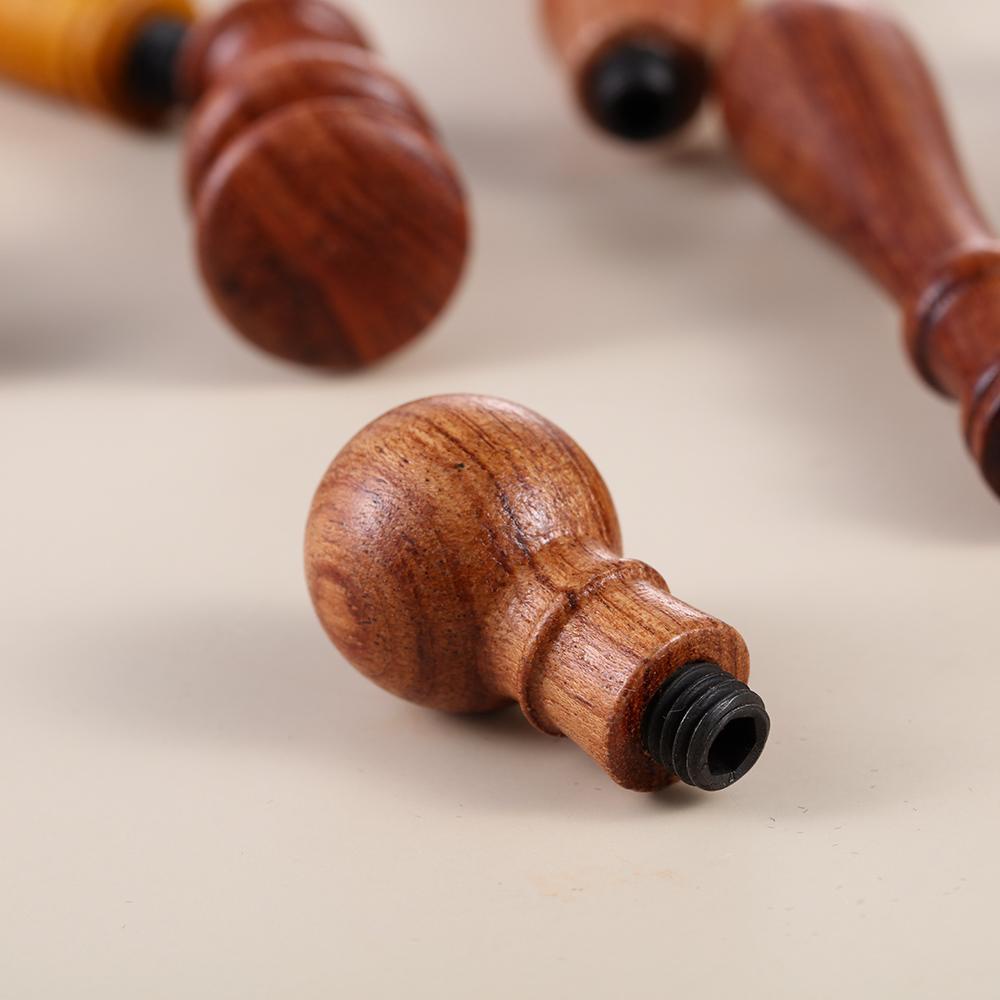 Dụng Cụ Đóng Dấu Niêm Phong Bì Thư Tay Cầm Bằng Gỗ DIY