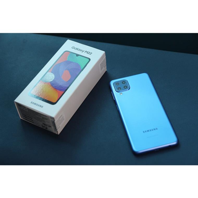 [ Điện thoại SAMSUNG Galaxy M22 6.4" (6GB/128GB) Cam Kết FullBox Nguyên Seal Bảo Hành Chính Hãng 12 Tháng ]
