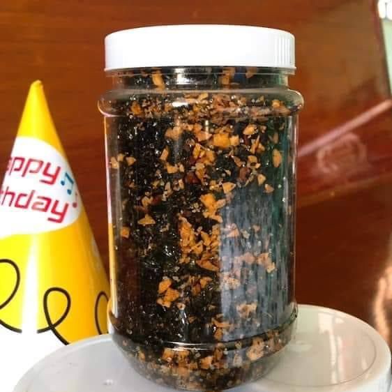 [ ĂN VẶT SIÊU NGON ] Combo 04 Hủ Rong Biển Cháy Tỏi Ớt ăn liền (Date: 06 tháng )- Đồ ăn vặt nhà làm.