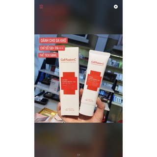 Kem chống nắng Cell fushion C