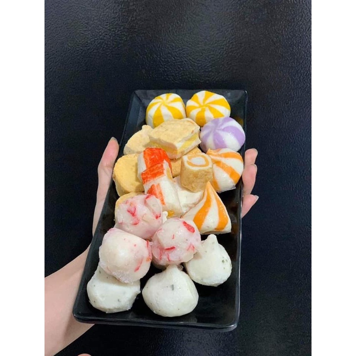 Viên thả lẩu Malaysia set 500gr 20 vị  3M FOOD AV