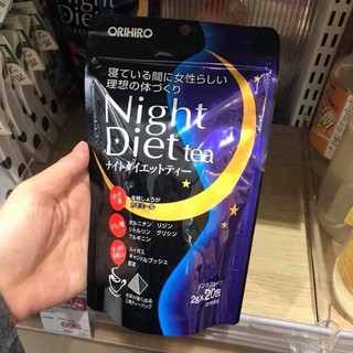 Trà Giảm Cân Đêm Night Diet Tea Orihiro Nhật Bản  - CHUẨN AUTH BAO CHECK