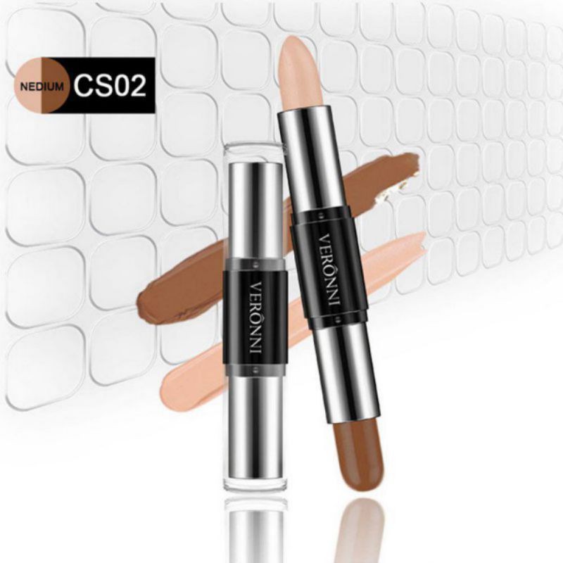 [Hàng mới về] Thỏi kem tạo khối / bắt sáng 2 trong 1 hai đầu dùng trang điểm | BigBuy360 - bigbuy360.vn