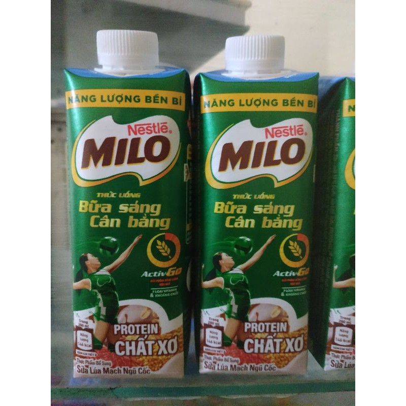 Sữa milo hộp có nắp vặn 200ml siêu ngon