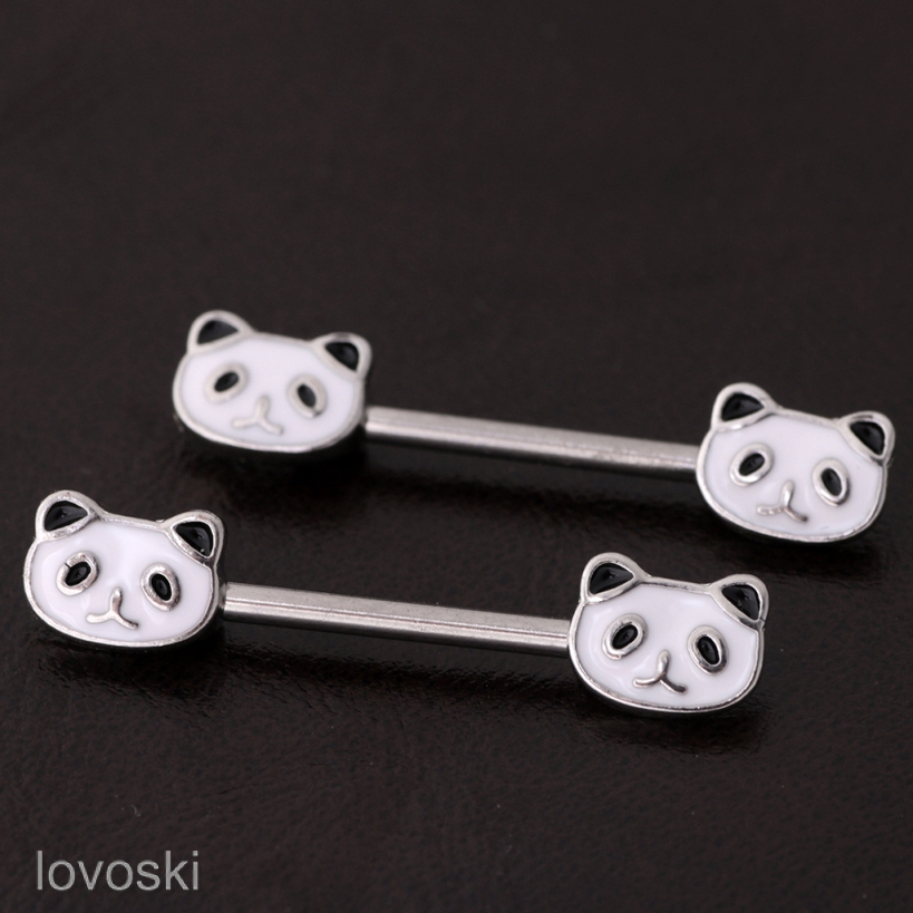 Khuyên Cơ Thể Hình Gấu Trúc Xinh Xắn