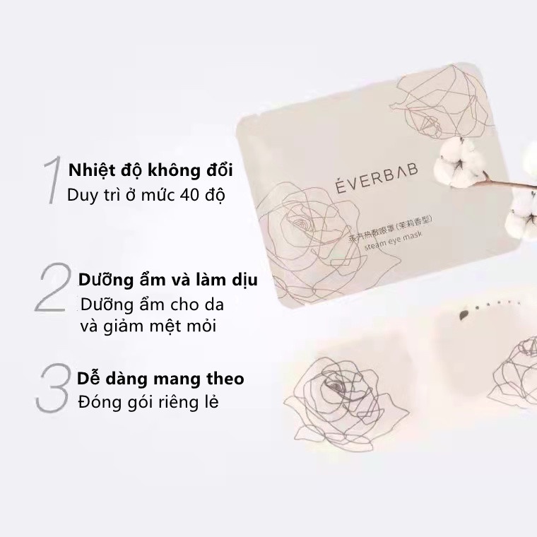 Mặt nạ mắt hơi nước giảm mệt mỏi và quầng thâm