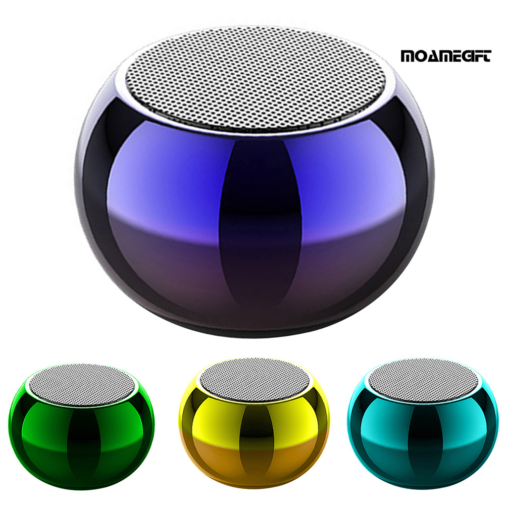 moamegift Mini Portable TWS Wireless Bluetooth Speaker Music Player Cool Bass Subwoofer