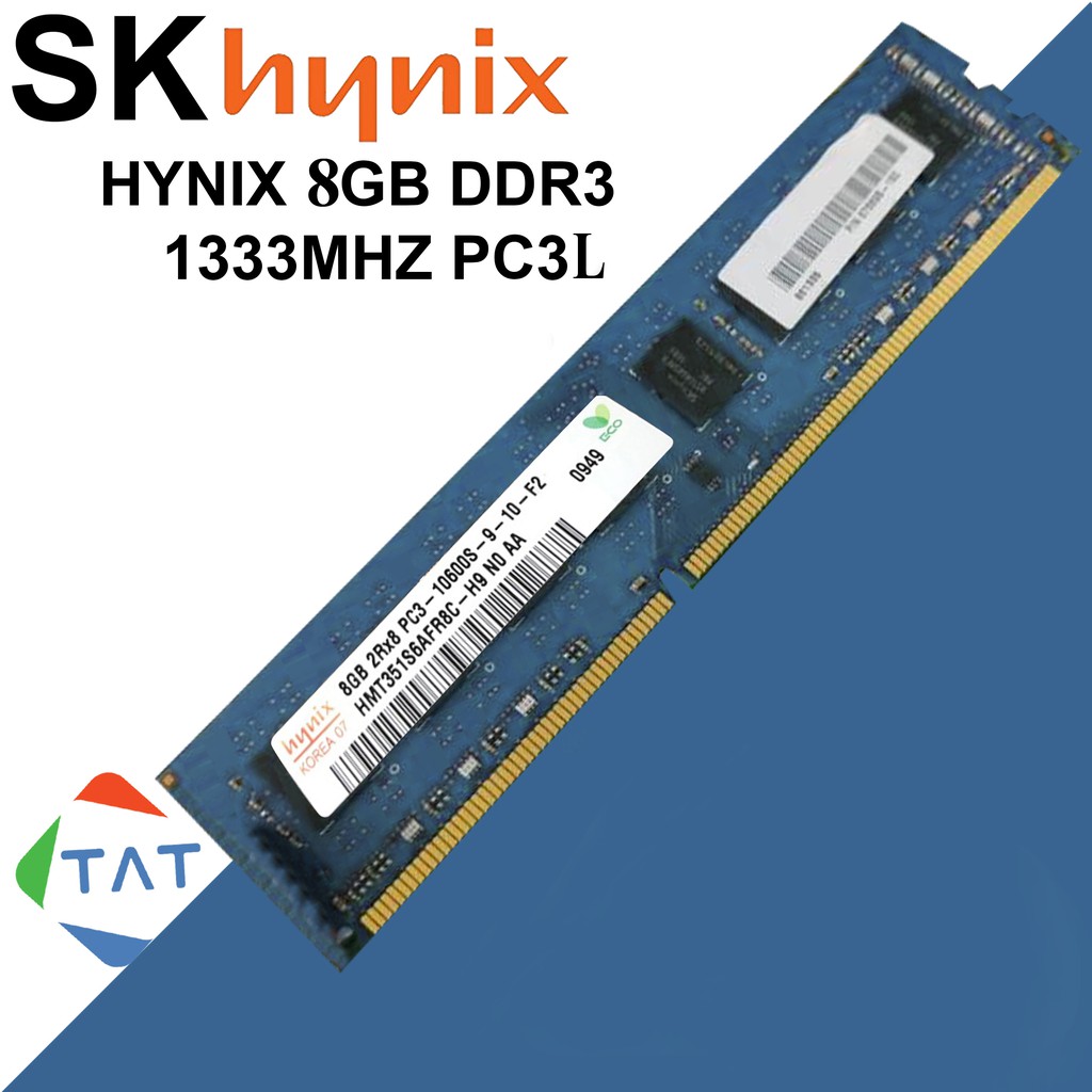 RAM DDR3 8GB KINGSTON SAMSUNG HYNIX Bus 1333MHz 1.5V Dùng Cho Máy bàn, Desktop, PC (Mới Bảo Hành 36 tháng 1 đổi 1)