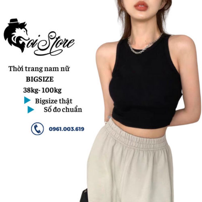 [Mã FADEP0610 giảm 10K đơn 99K] Áo thun croptop 45- 90kg bozip bigsize co giãn, thời trang Sói Store