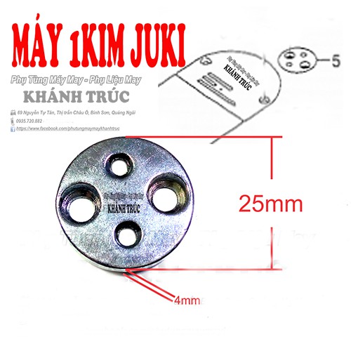 Nút mâm gắn cử 1kim Juki máy may (khâu) công nghiệp